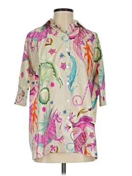 Maison Common 3/4 Sleeve Button Down Shirt