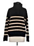 ASOS Design Stripes Black Turtleneck Sweater Size 6 - photo 1