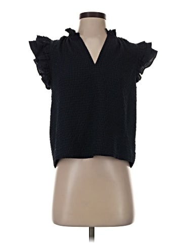 Pinch Sleeveless Blouse (view 1)