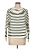Ann Taylor Stripes Ivory Pullover Sweater Size L - photo 1