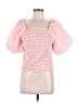 Andree by UNIT Pink 3/4 Sleeve Blouse Size M - photo 1