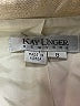 Kay Unger Gold Silk Blazer Size 8 - photo 6