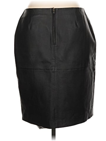 Newport News Faux Leather Skirt (view 2)