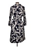 Talbots Paisley Blue Gray Casual Dress Size 10 - photo 2