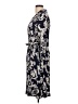 Talbots Paisley Blue Gray Casual Dress Size 10 - photo 5