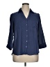 Iz Byer 100% Polyester Blue 3/4 Sleeve Blouse Size XL - photo 1