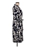 Talbots Paisley Blue Gray Casual Dress Size 10 - photo 4
