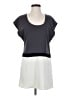 Jay Godfrey 100% Polyester Color Block Gray Casual Dress Size 4 - photo 1