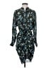 Veronica Beard 100% Silk Print Teal Cocktail Dress Size 0 - photo 1