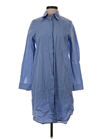 Cos 3/4 Sleeve Button-Down Shirt (view 1)