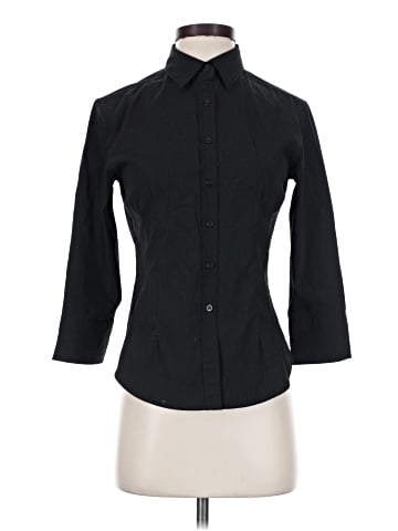 Express 3/4 Sleeve Button-Down Shirt (view 1)