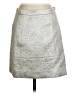 J.Crew Metallic Silver Faux Leather Skirt Size 2 - photo 1