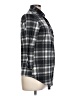 Assorted Brands 100% Polyester Plaid Gray 3/4 Sleeve Blouse Size L - photo 4