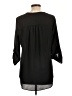 Decree Black 3/4 Sleeve Blouse Size L - photo 2