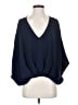 Trina Turk Blue 3/4 Sleeve Blouse Size S - photo 1