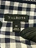 Talbots 100% Cotton Checkered-gingham Blue Long Sleeve Button-Down Shirt Size M - photo 7