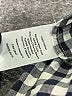 Talbots 100% Cotton Checkered-gingham Blue Long Sleeve Button-Down Shirt Size M - photo 8