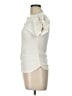 E&M Collection Ivory Short Sleeve Top Size L - photo 5