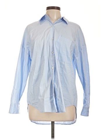 Pull&Bear Long Sleeve Button-Down Shirt (view 1)