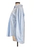 Pull&Bear Blue Long Sleeve Button-Down Shirt Size L - photo 5