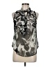 Renee C. 100% Polyester Gray Sleeveless Blouse Size M - photo 1
