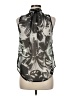 Renee C. 100% Polyester Gray Sleeveless Blouse Size M - photo 2