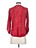 Adrienne Vittadini Polka Dots Red Long Sleeve Blouse Size S - photo 2