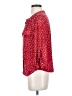 Adrienne Vittadini Polka Dots Red Long Sleeve Blouse Size S - photo 5