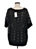 7 For All Mankind 100% Polyester Black Kimono Size M - photo 2