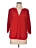 Joie 100% Polyester Red 3/4 Sleeve Blouse Size L - photo 1