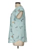 Daniel Rainn Teal Short Sleeve Blouse Size L - photo 5