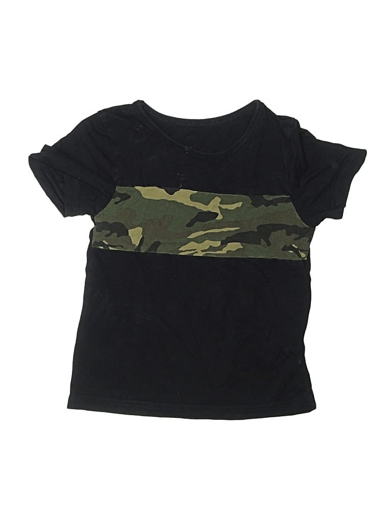 Pre-owned Unbranded Kids' Short Sleeve T-shirt In Black
