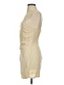 Zara Solid Tan Cocktail Dress Size XS - photo 5