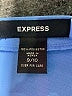 Express 100% Polyester Solid Blue Casual Dress Size 9 - 10 - photo 7