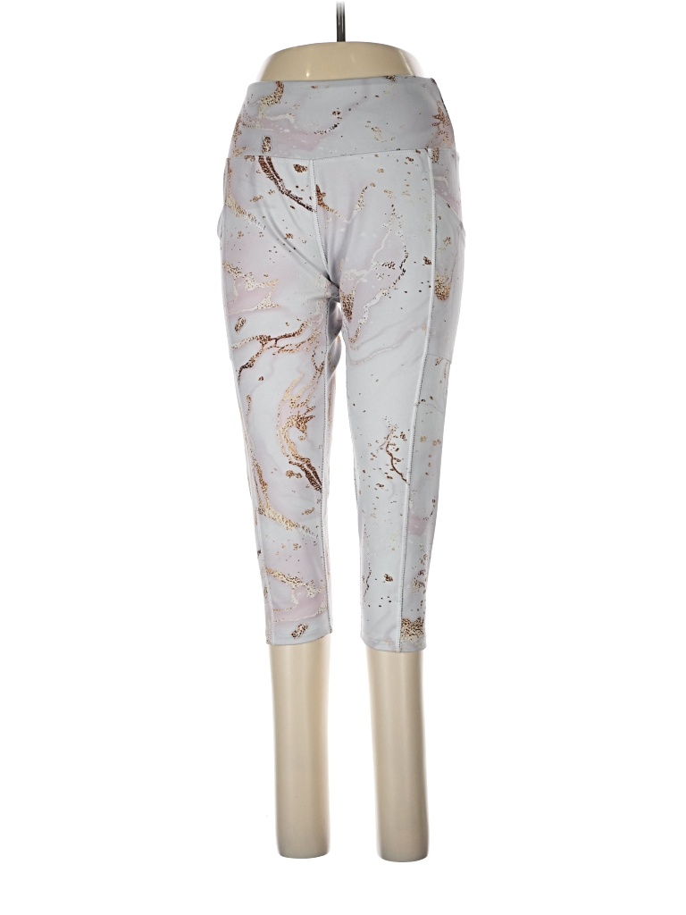 Pre-owned Assorted Brands Active Pants In Silver
