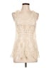 Assorted Brands 100% Cotton Ivory Sleeveless Blouse Size L - photo 1