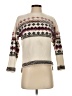Time and Tru Print Ivory Pullover Sweater Size S - photo 1