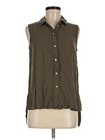Fever Sleeveless Button-Down Shirt (view 1)