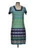 Laundry by Shelli Segal Graphic Green Casual Dress Size M (estimated) - photo 1
