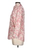 Chaps 100% Cotton Paisley Pink Long Sleeve Blouse Size L - photo 5