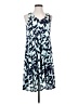 Assorted Brands Print Blue Casual Dress Size S - photo 1