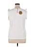 Bibi White Sleeveless T-Shirt Size XL - photo 2