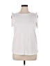 Bibi White Sleeveless T-Shirt Size XL - photo 1