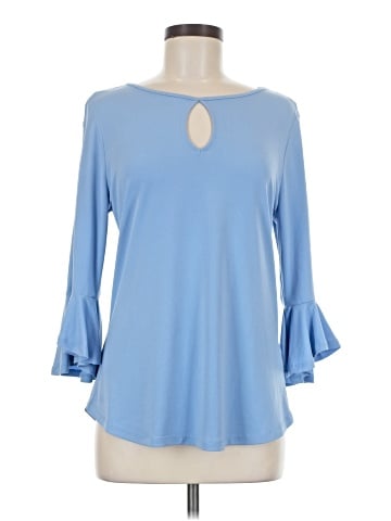7th Avenue Design Studio New York & Company 3/4 Sleeve T-Shirt (view 1)