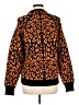Torn by Ronny Kobo Animal Print Orange Track Jacket Size L - photo 2