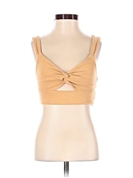 Madewell Cutout Knot-Front Crop Tank Top (view 1)