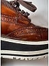 Prada Brown Burgundy Sneakers Size EU 37 1/2 - photo 7