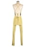 Assorted Brands Solid Yellow Jumpsuit Size M - photo 2