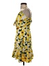 Boohoo 100% Polyester Floral Yellow Cocktail Dress Size 4 - photo 5