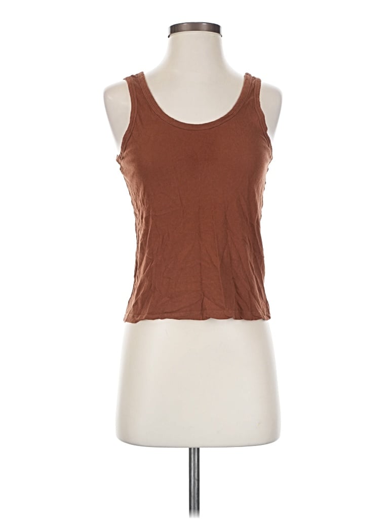 Pre-owned Everlane Sleeveless T-shirt In Brown